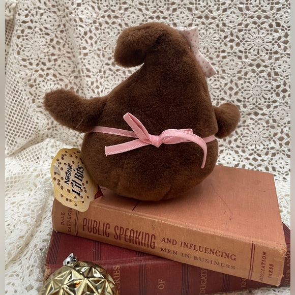 Vintage (1980s) Nestlé Lil’ Bit Plush Stuffed Toy, 80s Gift Chocolate Lover - Picture 3 of 6